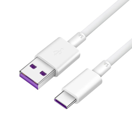 Зарядное устройство - блок питания с кабелем Type-C, 3A, USB QC3.0, белый