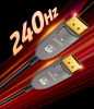 Кабель оптический DisplayPort v2.1 (DP2.1) 16K 30Гц / 4K 240Гц / 2K 300Гц / FHD 360Гц, 52 Гбит/с, 12 бит, 15 метров