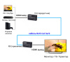 Удлинитель сигнала HDMI UltraHD 4К по витой паре RJ45 (LAN) до 60м, комплект, черный