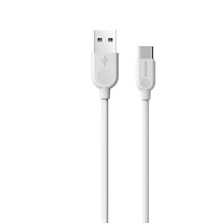 Зарядный USB дата кабель BOROFONE BX14 Type-C, 3.0A, 3м, белый