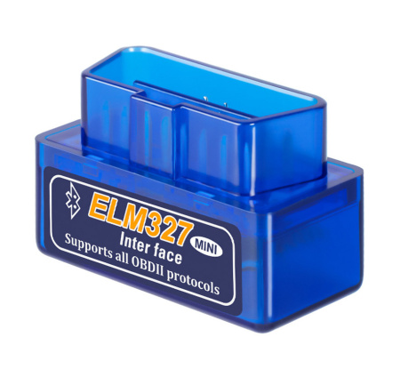 Автосканер ELM327 OBD2 v1.5 - aдаптер OBDII ver1.5, Bluetooth v5.1, синий