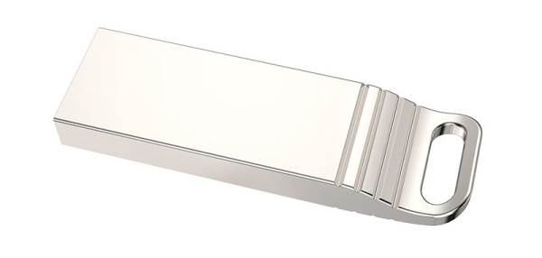 Флешка 16Gb Borofone BUD1, USB 2.0, серебристый