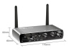 Аудио адаптер Hi-Fi LY18 Bluetooth v5.4 (TX/RX) / оптика (Toslink/SPDIF) / AUX 3.5мм / RCA / USB / картридер TF / функция караоке (MIC 6,35мм), регулировка звука и тембра, пульт ДУ