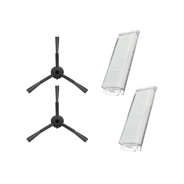 Набор аксессуаров Mini 1 для робота-пылесоса Xiaomi Mi Robot Vacuum-Mop 2 Pro (MJST1SHW), черные боковые щетки