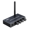 Аудио адаптер Hi-Fi J200 приемник (RX) Bluetooth v5.4 - оптика (Toslink/SPDIF) / AUX 3.5мм / RCA / USB, функция караоке (MIC 6,35мм), регулировка звука, тембра и громкости микрофона, пульт ДУ