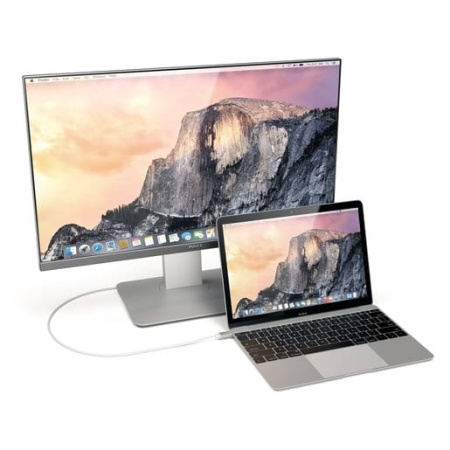 Кабель USB3.1 Type-C - HDMI, UltraHD 4K, 2 метра, белый