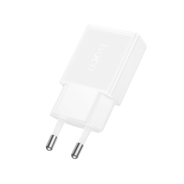 Зарядное устройство сетевое - блок питания HOCO N72, USB Type-C PD20W, ультратонкий, белый