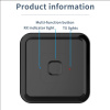 Беспроводной аудио адаптер Bluetooth v5.1 RX/TX приемник-передатчик BT-22 с микрофоном (Handsfree), черный