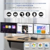 Адаптер – KVM-переключатель 3x3 HDMI 2.1 + DisplayPort 1.4 – 8K 60Гц / 4K 240Гц, USB3.0, jack 3.5мм + MIC, алюминий