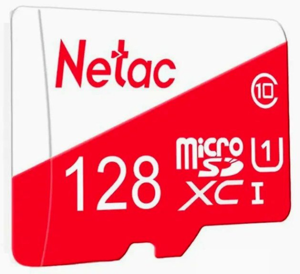 Карта памяти MicroSDXC 128GB Netac P500 ECO NT02P500ECO-128G-S