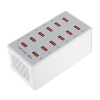 Зарядная станция на 12 USB портов mod. 1012P, 5V1-2.4A, ABS-пластик, белый