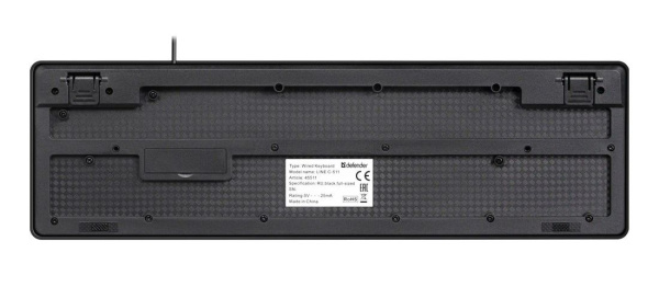 Комплект клавиатура и мышь Defender Line C-511 45511, черный