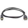 Кабель USB2.0 - USB-B, папа-папа, 3 метра, черный
