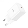 Зарядное устройство сетевое - блок питания HOCO N27, 1 USB Type-C PD20W, белый