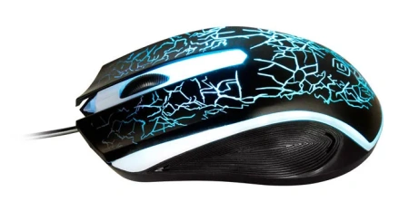 Мышь игровая проводная Оклик 395M SHADOW, 1500dpi, черный