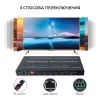 Контроллер видеостены HDMI /DisplayPort  4K@60Hz UltraHD 2x3 до 6 экранов 5 входов, RS232, RJ45, AUX, пульт ДУ