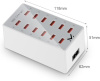 Зарядная станция на 12 USB портов mod. 1012P, 5V1-2.4A, ABS-пластик, белый