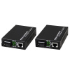 Медиаконвертер - удлинитель - коммутатор оптический 1xRJ45 10/100/1000MB - 1xSC до 3км одномодовый одноволоконный, комплект