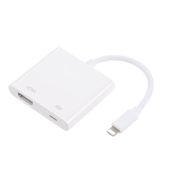 Адаптер - переходник Lightning - HDMI 1080p, белый
