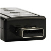 Звуковой адаптер - внешняя звуковая карта USB 3D 2.1/7.1-канальная, кнопки, черный