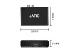 Аудио адаптер HDMI (eARC/ARC) - оптика (Toslink/SPDIF) / RCA / AUX 3.5мм, поддержка DD+ / Dolby TrueHD / DTS-HD Master Audio