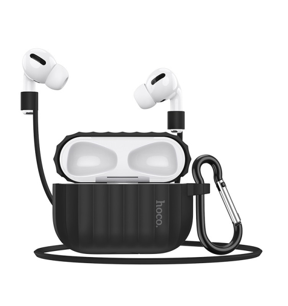 Чехол HOCO WB20 для наушников Aps Pro силиконовый, черный