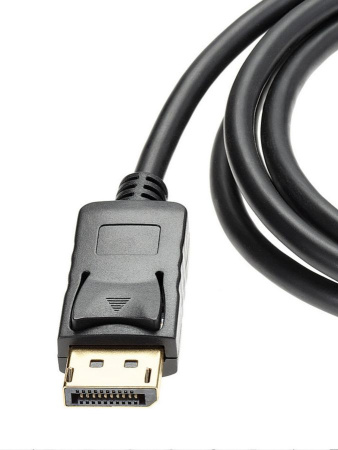 Кабель DisplayPort - VGA, FullHD 1080p, папа-папа, 1,8 метра, черный