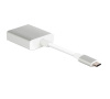 Адаптер - переходник USB3.1 Type-C - VGA, серебро