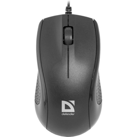 Мышь проводная оптическая Defender Optimum MB-160, 1000dpi, черный