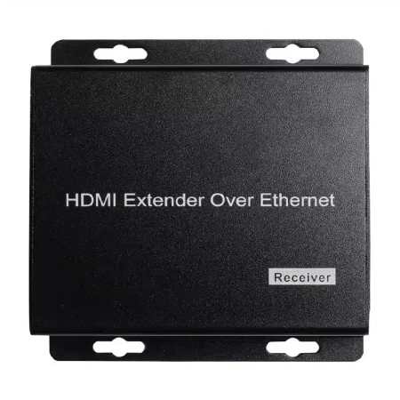 Удлинитель сигнала HDMI по витой паре RJ45 (LAN) до 200 метров  UltraHD 4K, комплект: 1 передатчик + 3 приемника + коммутатор RJ45