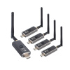 Передатчик удлинителя сигнала HDMI v1.4 по Wi-Fi до 150 метров, FullHD 1080p, для проекторов / телевизоров / мониторов, алюминий