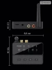 Аудио адаптер Hi-Fi D600 приемник-передатчик (TX/RX) Bluetooth v5.3 - RCA / AUX 3.5мм, для дома и автомобиля, функция подключения двух устройств RX/TX, кодеки aptX / AAC / SBC