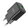 Зарядное устройство сетевое - блок питания HOCO N26, USB QC3.0, черный