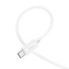 Зарядный USB дата кабель HOCO X88 Type-C, 3.0A, 1м, белый