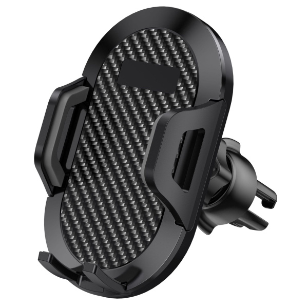 Автомобильный держатель для телефона S168+CF33A на воздуховод (дефлектор), черный