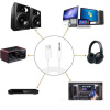 Кабель USB Type-C - jack 3.5mm (AUX), 1 метр, белый