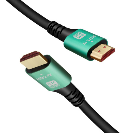 Кабель HDMI v2.1 Premium UltraHD 8K 120Гц, 48 Гбит/с, папа-папа, 10 метров, черный
