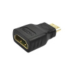 Адаптер - переходник MiniHDMI - HDMI, черный