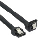 Кабель SATA 3.0, папа-папа, угловой