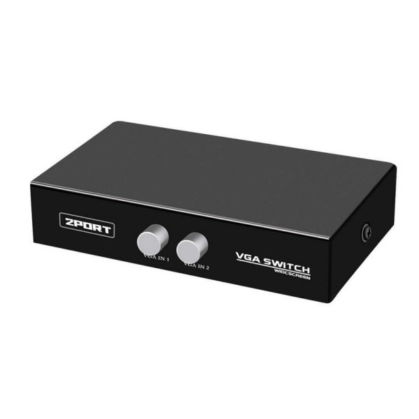 Адаптер - переключатель - свитч 2×1 VGA, пассивный, черный