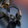 Наушники с микрофоном HOCO W106, полноразмерные игровые, USB+3,5 мм, 1.8 м., черный