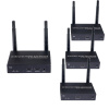Удлинитель сигнала HDMI по Wi-Fi до 100 метров, активный, FullHD 1080p, комплект 1 передатчик + 3 приемника, черный