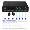 Звуковой адаптер - внешняя звуковая карта USB 3D 5.1/7.1-канальная, 3x jack 3.5mm (AUX)