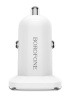 Автомобильное зарядное устройство USB BOROFONE BZ12A, 1 USB QC3.0, белый