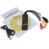 Карта видеозахвата USB2.0 - RCA (AV) EasyCAP, черный