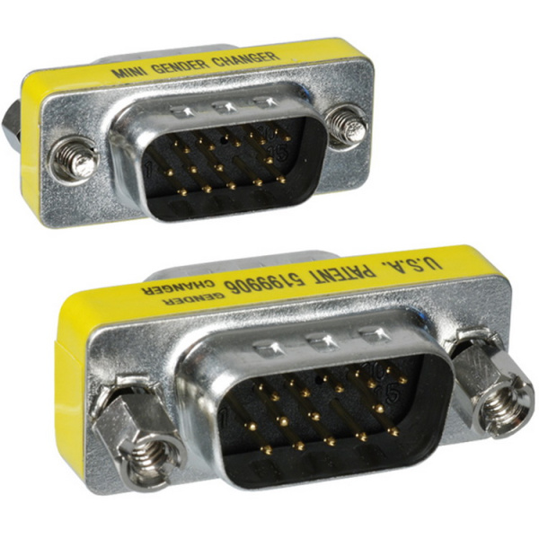 Адаптер - переходник VGA - VGA, папа-папа