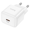 Зарядное устройство сетевое - блок питания HOCO N32, USB Type-C PD30W, белый