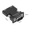 Адаптер - переходник HDMI – VGA - jack 3.5mm (AUX) PRO MINI, черный