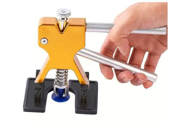 Минилифтер - инструмент для беспокрасочного удаления вмятин на кузове автомобиля, 14 сменных насадок