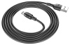 Зарядный магнитный USB дата кабель HOCO X52 Lightning, 2.4A, 1м, черный